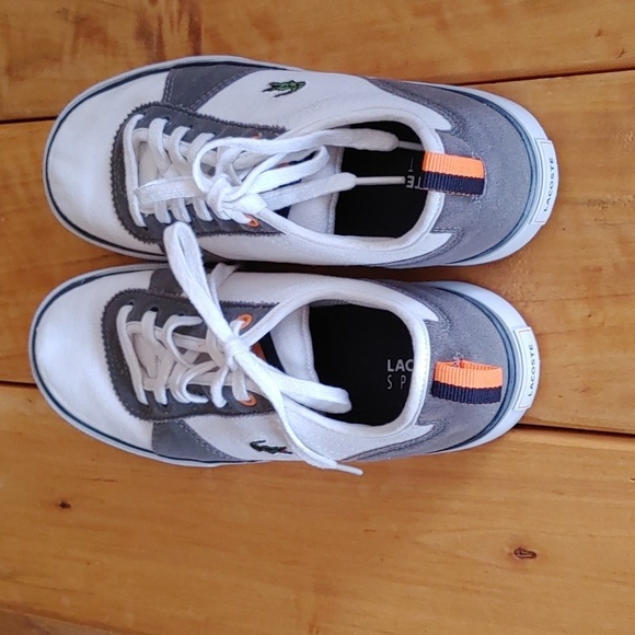 Boys Lacoste Hattori NDK Sneaker Youth Size 3 - Picture 5 of 10